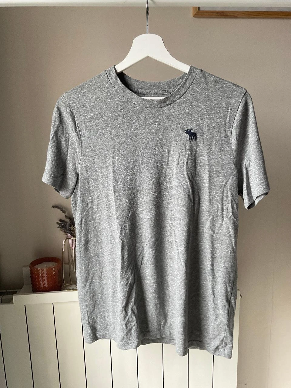 Camiseta Abercrombie hombre gris jaspeado – Talla XS (o adolescente 15-16 años) – photo 3